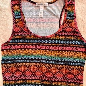 Racer Back Crop Top